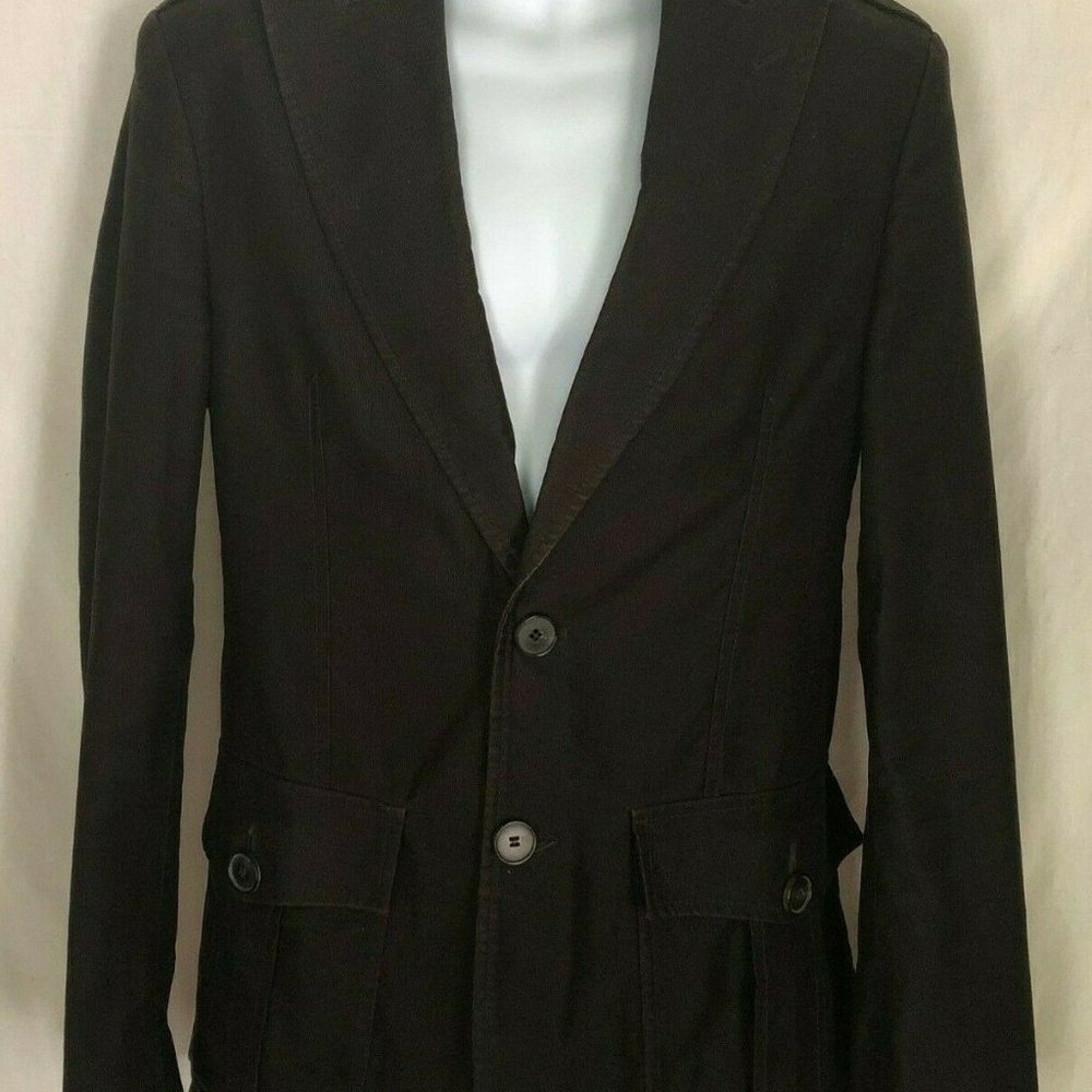 Zara MAN Fine Corduroy Brown Fitted Blazer 38